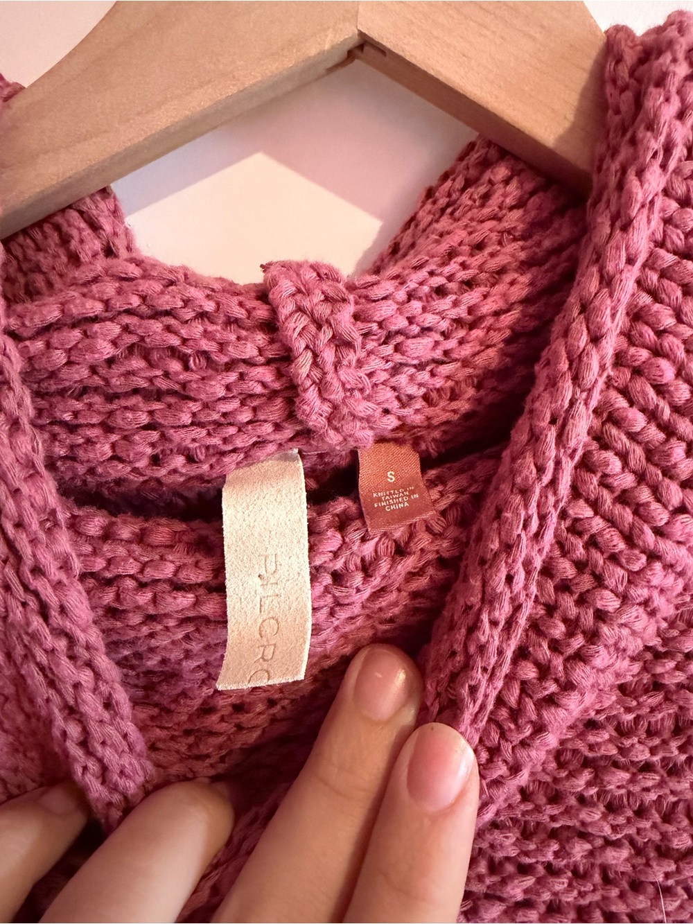 Pilcro Sleeveless Cowl Neck Sweater Tank in Roseberry - Picture 2 of 2